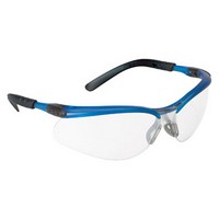 3M (formerly Aearo) 11471-00000 3M BX Safety Glasses With Ocean Blue Frame And Clear Polycarbonate Anti-Fog Lens